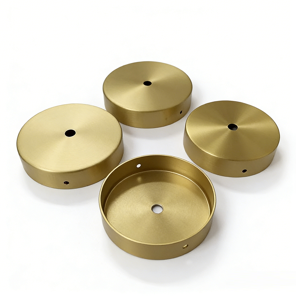 Spun Brass Lighting Components