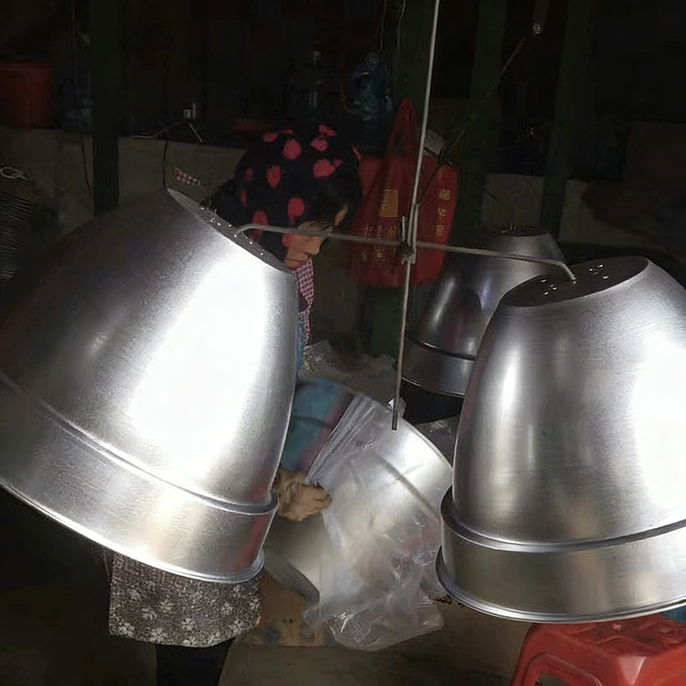 Metal Spinning Processing for Lampshade Housings (Copper, Steel, Aluminum Hardware Components)